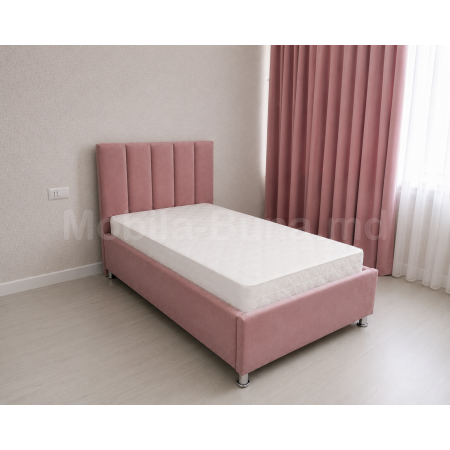 Pat pentru fetițe Line cu ladă de depozitare 90×200 cm A-33